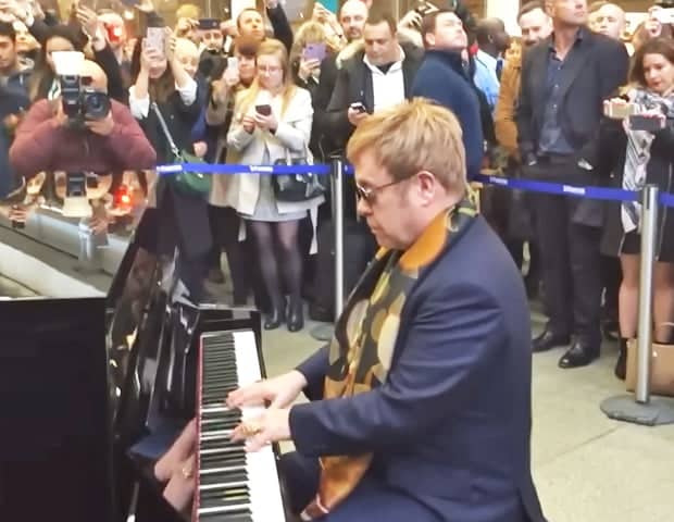 Elton John Surprised Fans With Special London Performance