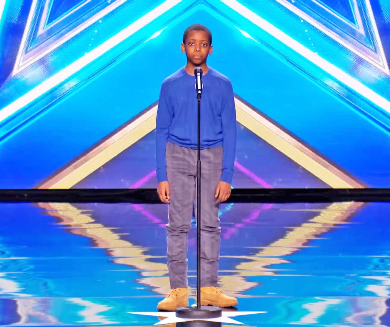 13-Year-Old Star Boy Treble Makes Simon Tear Up With “The Best Voice He Has Ever Heard”