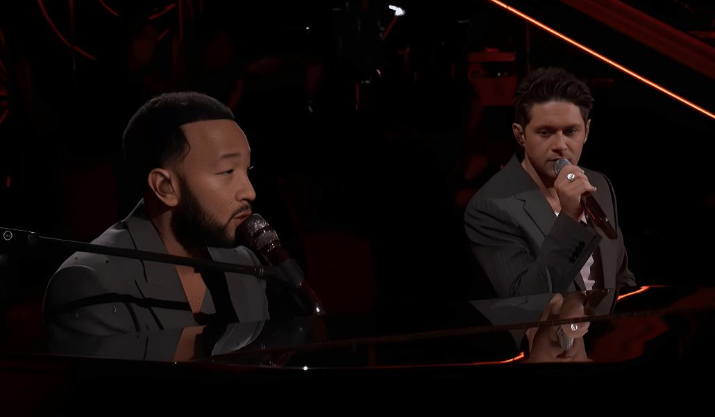 Niall Horan And John Legend Hit The Voice Stage With “The Show”