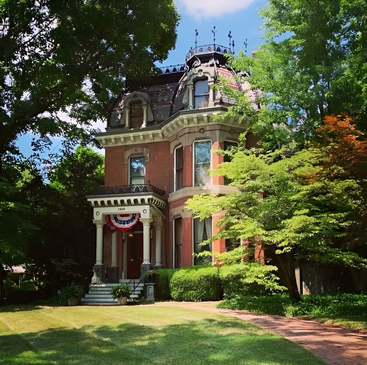 1880 Second Empire With Wine Cellar In Quincy, IL Lists For $589,000