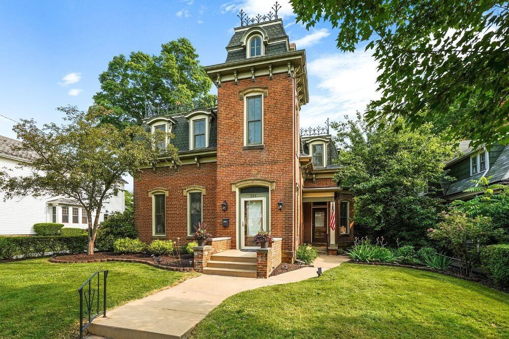 1900 Second Empire House In Lancaster, Ohio On 10,454 Sq Ft Lot Lists For Just $425k!