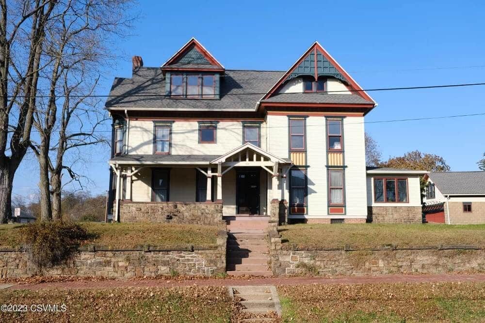 Come See This Charming 1858 Victorian House In Milton, Pennsylvania With Ornate Woodwork