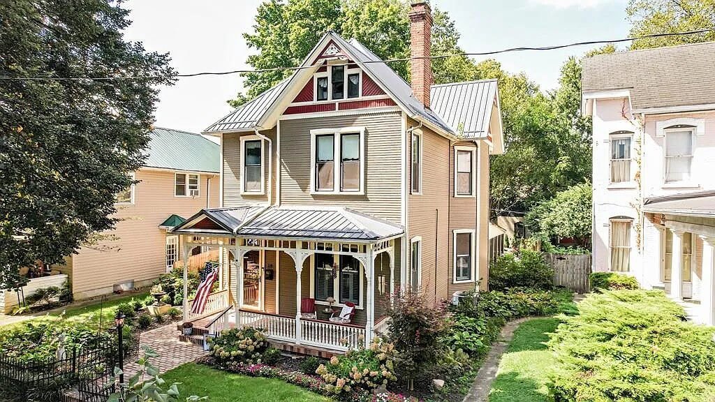Don’t Miss Your Chance To See This 1889 Victorian House With Beautiful Landscaping In Ohio