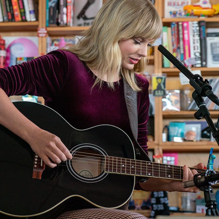 Taylor Swift’s Cozy Performance At The NPR Music Tiny Desk Concert With Her Guitar Will Show You A Different Side Of The Songstress