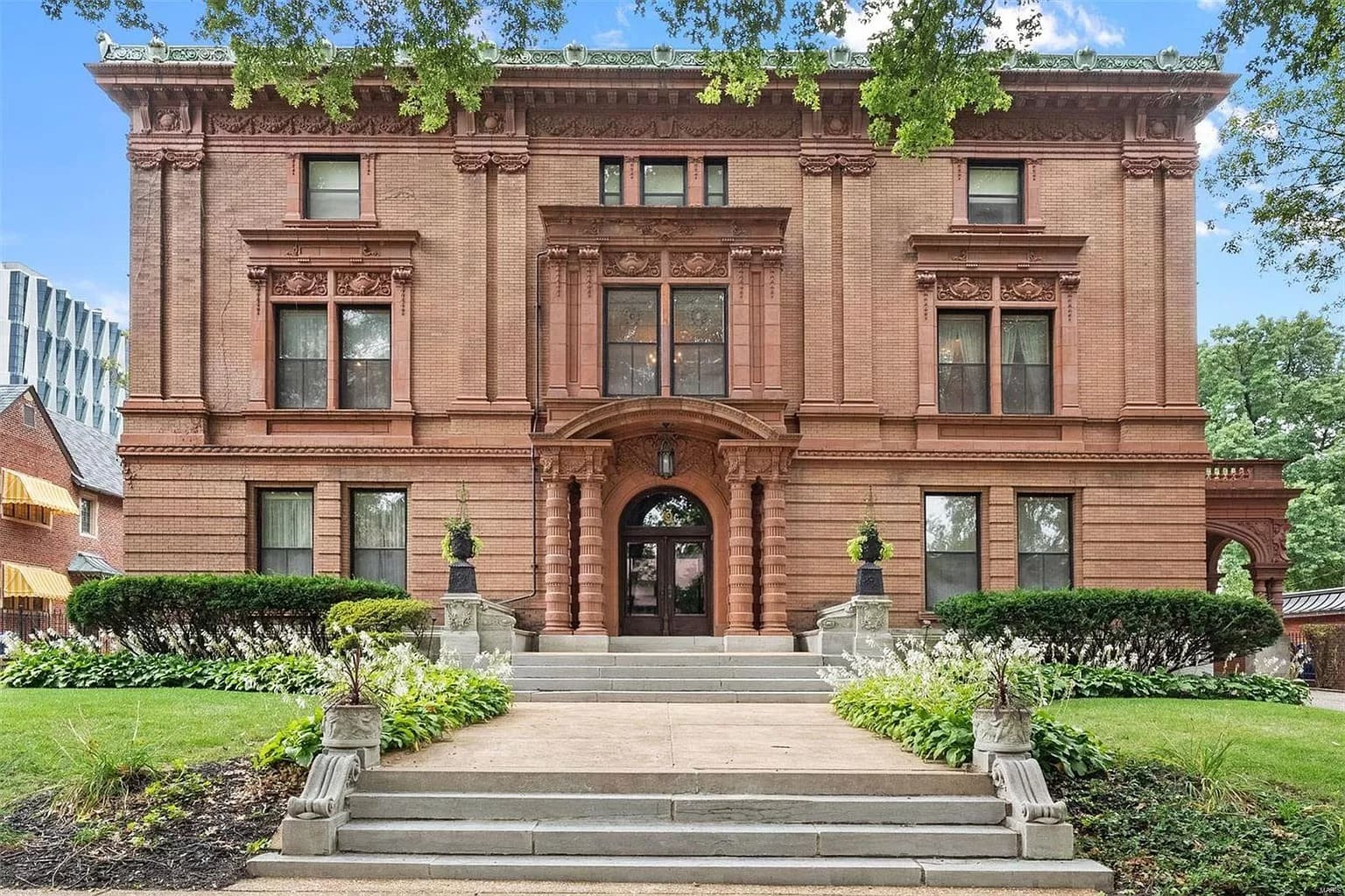 1896 Nabisco Mansion With Exquisite Chandeliers, Period-Specific Murals, And A Medieval-Style Ballroom