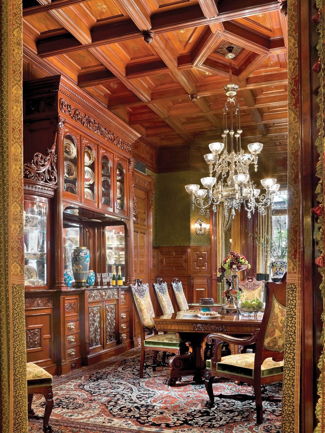 The formal dining room