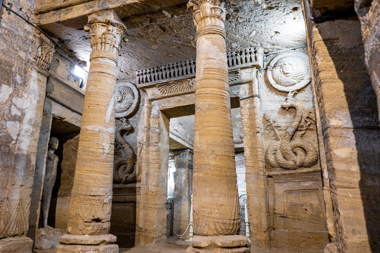 Catacombs Of Kom El Shoqafa – The Underground Hidden Treasures Of Alexandria