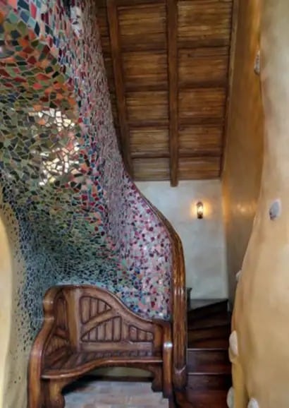 The same hallway today