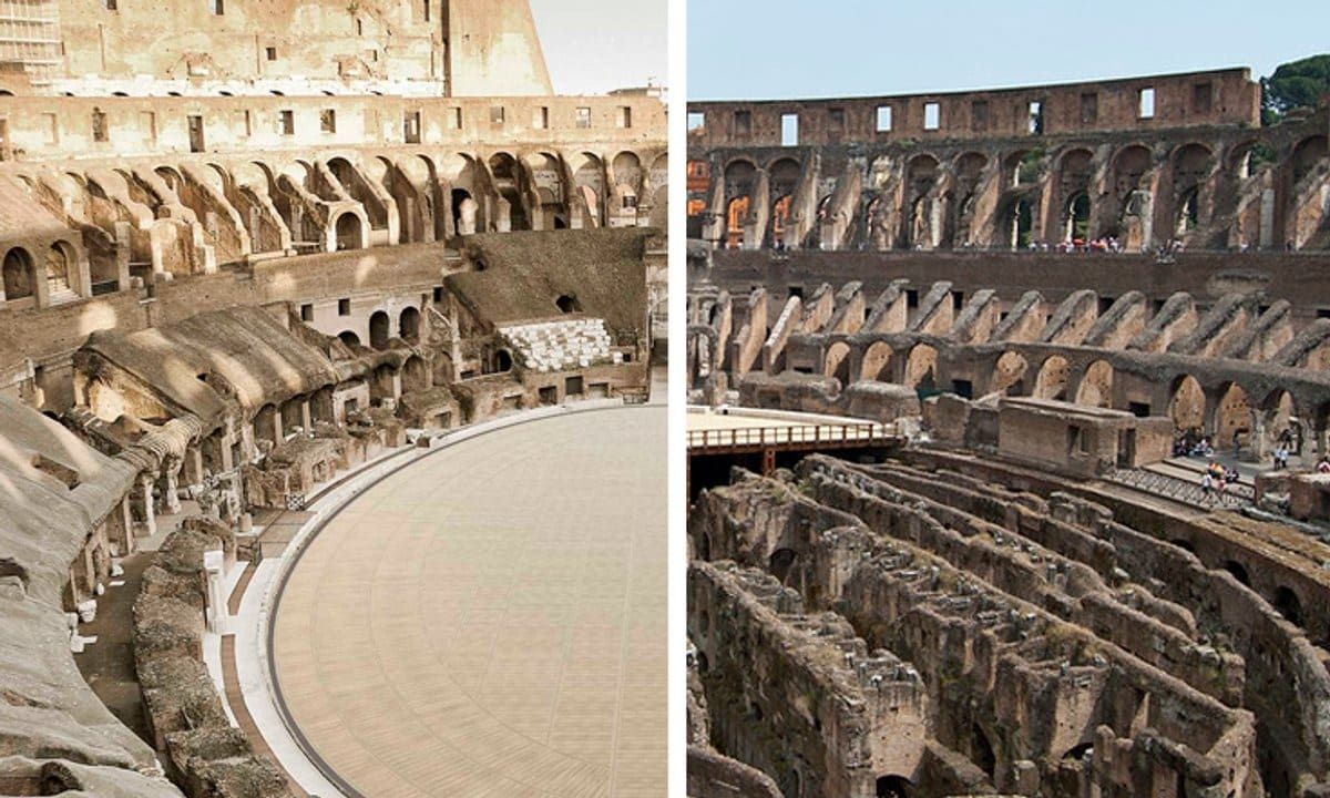 The Underground Of Colosseum: The Last Place Gladiators Stayed Before Entering The Arena To Fight For Their Lives