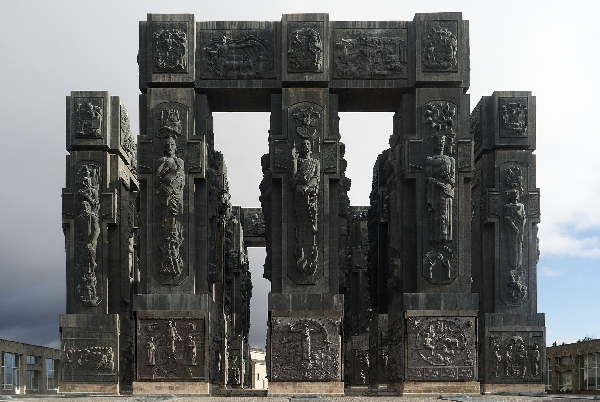 The Chronicles Of Georgia: A Collective Of HUGE Pillars Depicting The Life Of Christ And Ancient Georgian History