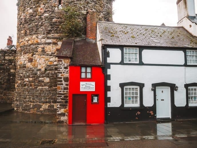 The Smallest House In Britain: Built In The 16th Century, Measuring 72 Inches Wide And 122 Inches High