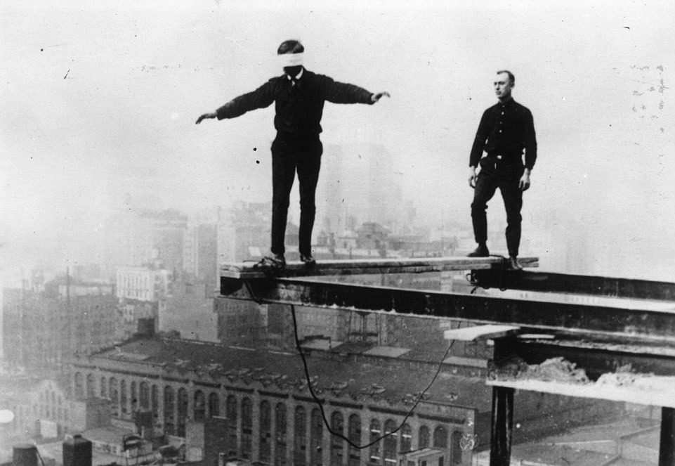 Tragic Story Behind Photo Of A Young Worker Dancing On The Steel