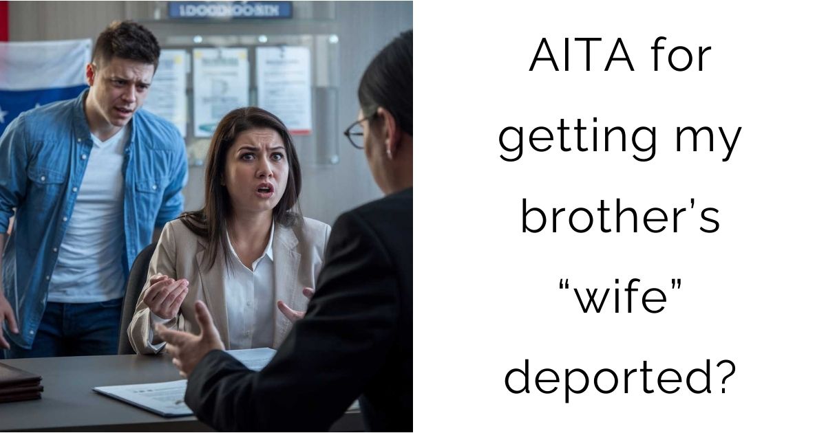 AITA for getting my brother’s “wife” deported?
