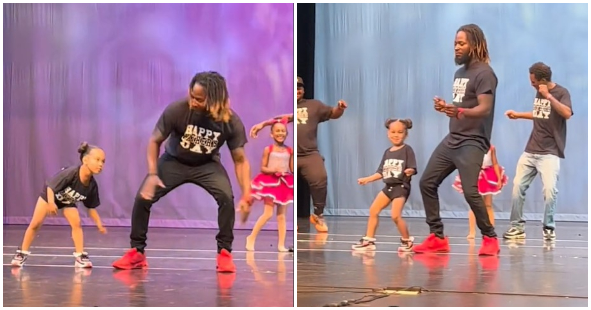 Heartwarming Moment As Uncle Joins Girl For Emotional Father-Daughter Dance