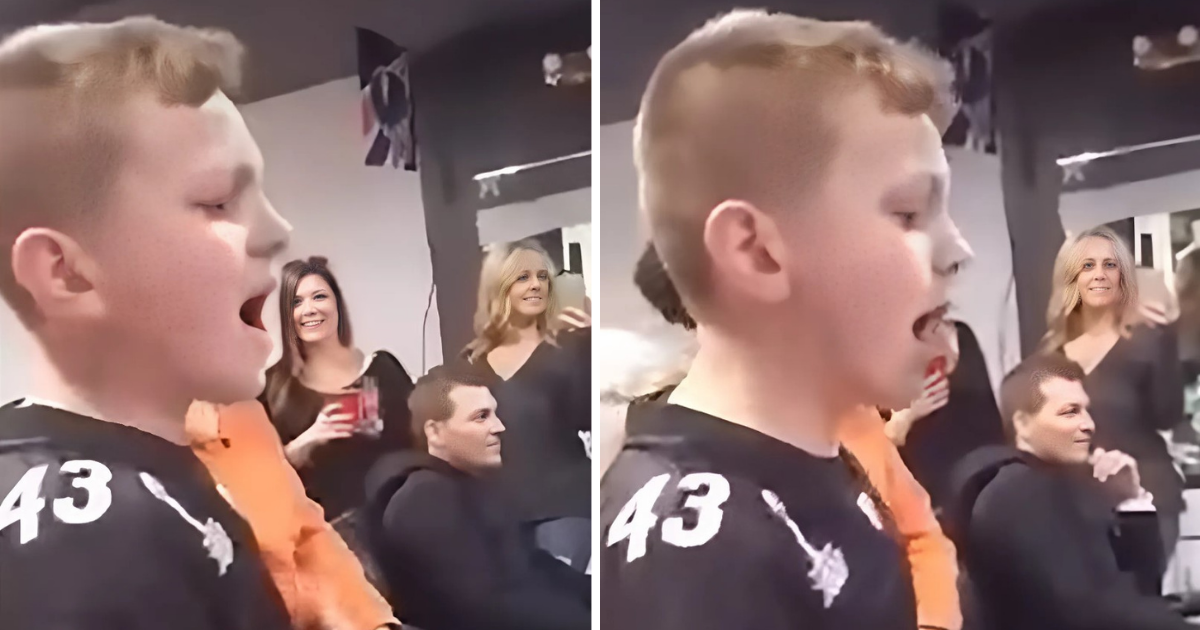 11-Year-Old Boy Sings His Heart Out To Adele’s Hit “Hello”