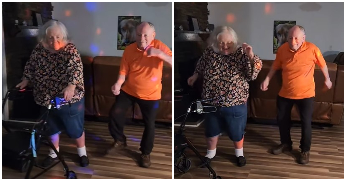 Elderly Couple Rocks The Dance Floor With Classic Rock ‘N’ Roll Moves