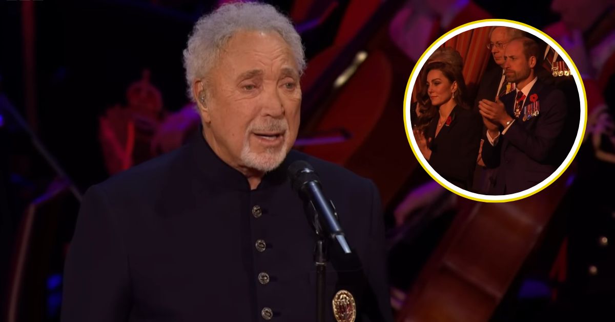 Legendary Singer Sir Tom Jones Brings The House Down At Remembrance Festival