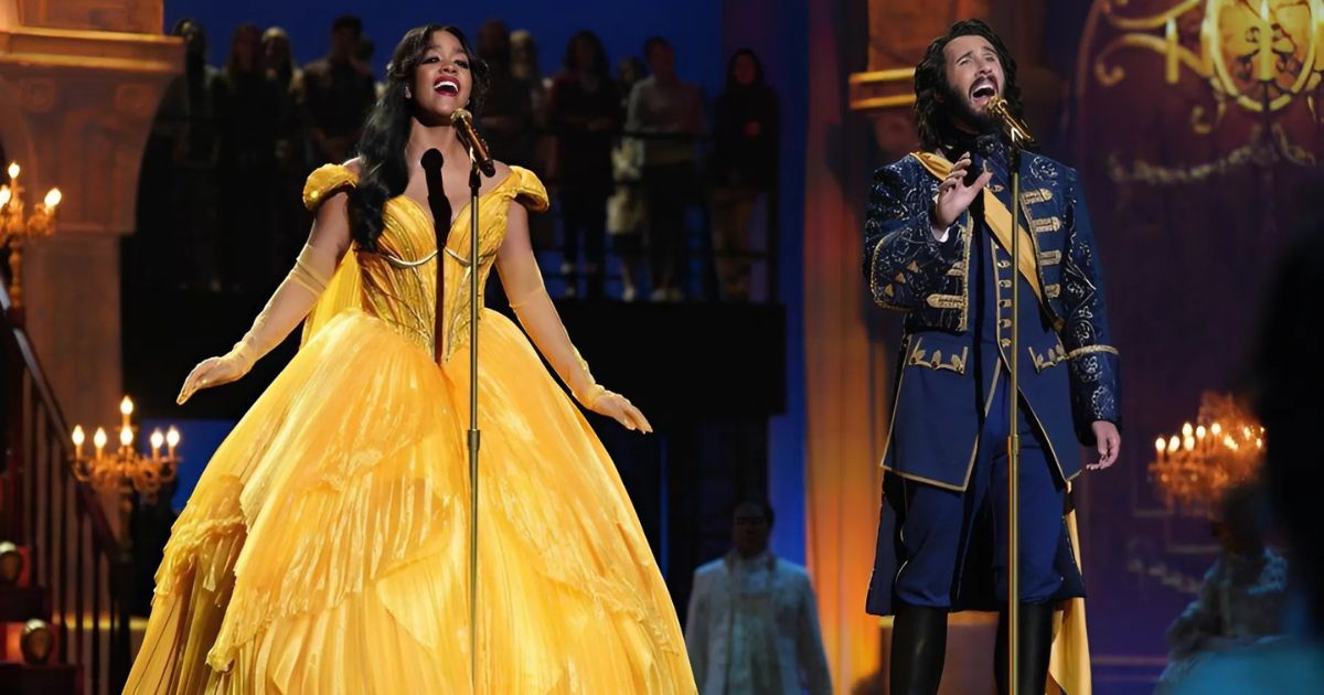 H.E.R. Rocks The “Beauty And The Beast” Stage With A Killer Guitar Solo, Joined By Josh Groban
