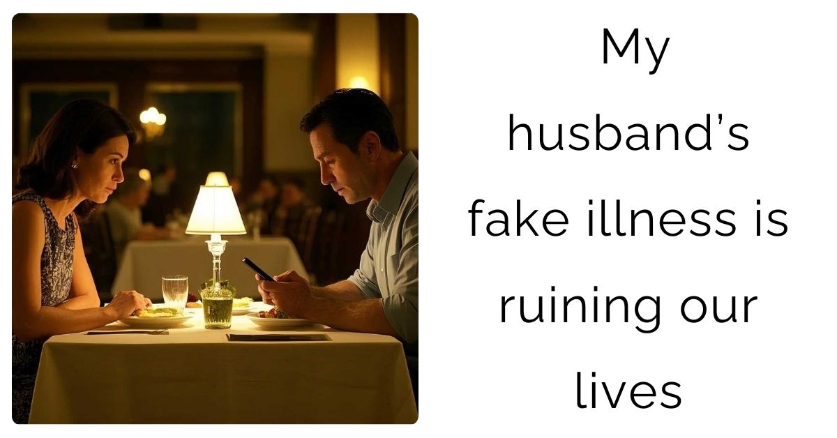 My husband’s fake illness is ruining our lives