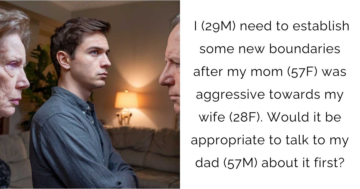 I (29M) need to establish some new boundaries after my mom (57F) was aggressive towards my wife (28F). Would it be appropriate to talk to my dad (57M) about it first?
