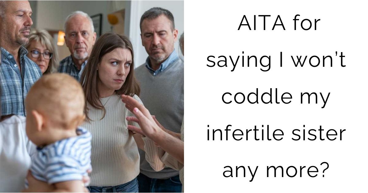 AITA for saying I won’t coddle my infertile sister any more?
