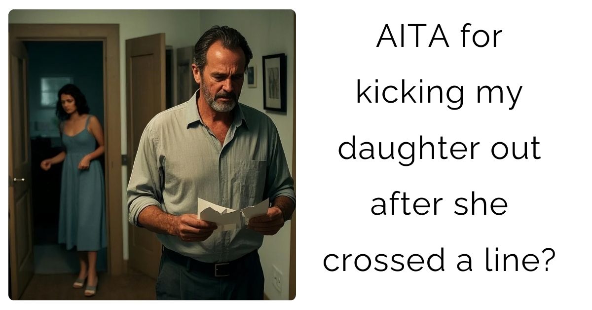 AITA for kicking my daughter out after she crossed a line?