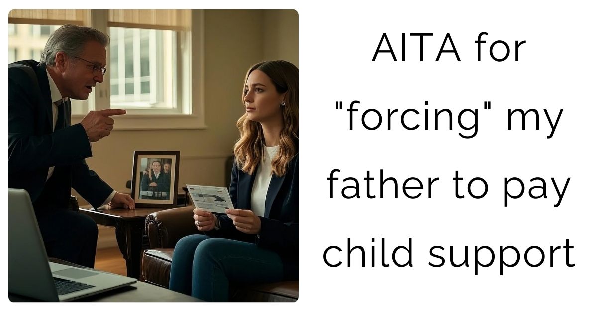 AITA for “forcing” my father to pay child support?