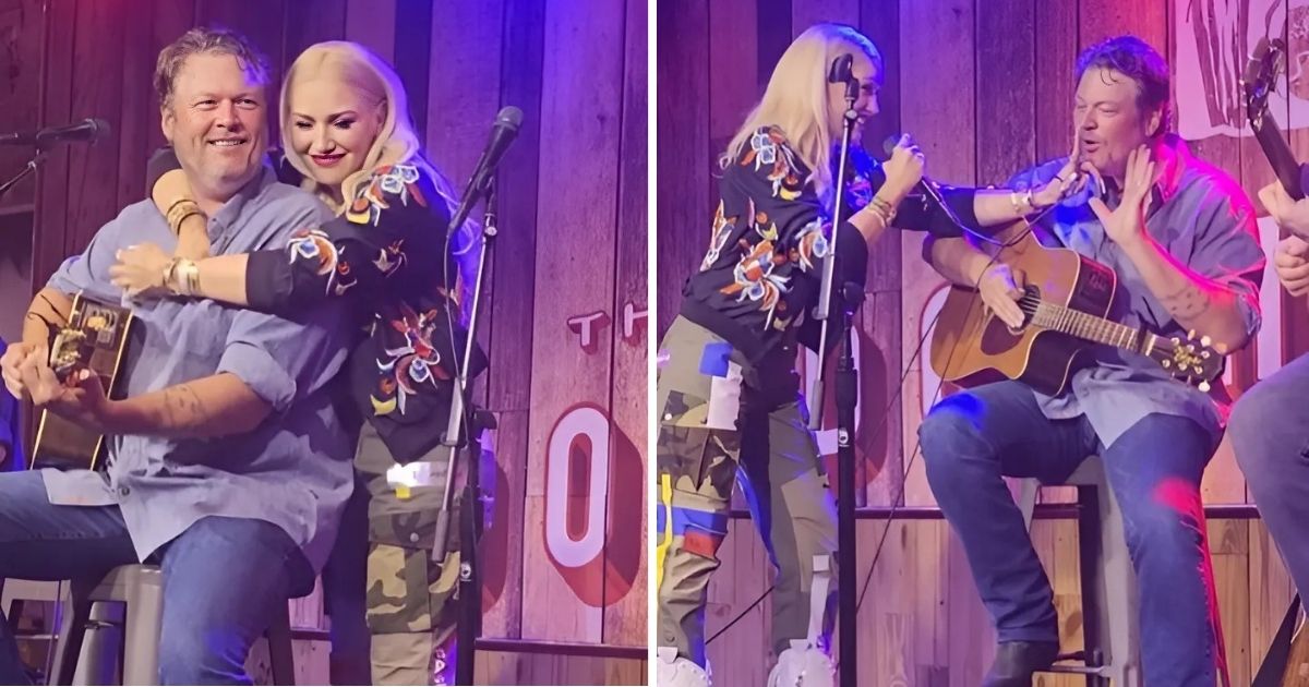Blake Shelton And Gwen Stefani Gave Fans  An Unforgettable Pop-Up Concert In Tishomingo