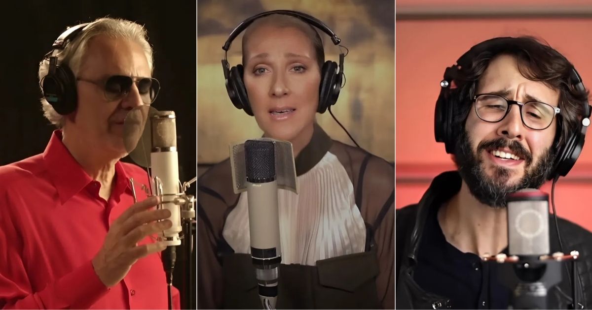 Celine Dion, Stevie Wonder, Andrea Bocelli, And Josh Groban Unite For A Soul-Stirring Charity Performance