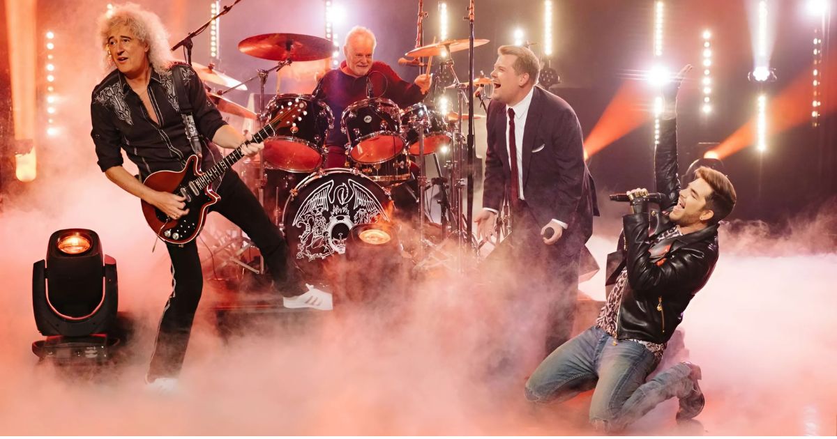 James Corden Challenges Adam Lambert To Epic Showdown On His Talk Show