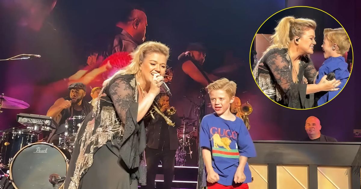 Kelly Clarkson Rocked “Whole Lotta Woman” With 7-Year-Old Son, Remington