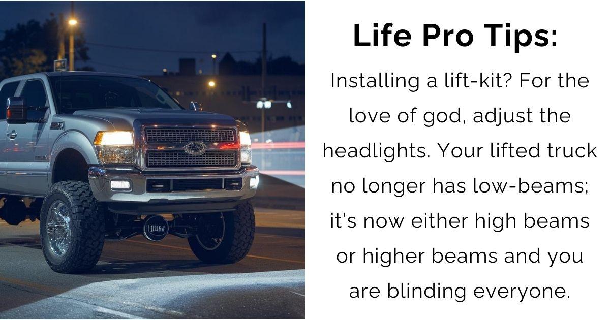 From Blinding Lights to Safer Nights: Unveiling the Hidden Dangers of Lifted Trucks