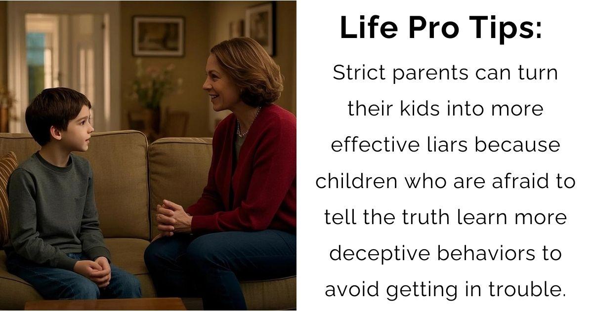 When Tough Love Backfires: How Strict Parenting Breeds Clever Liars