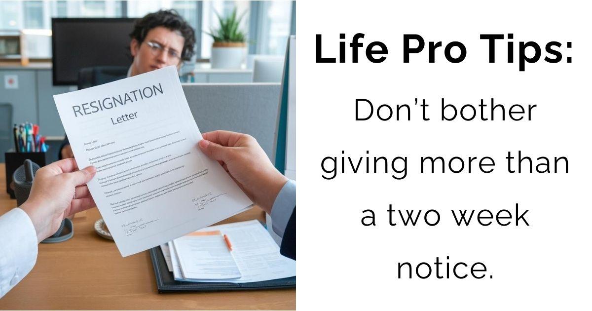 Resignation Realities: When Over-Noticing Leads to a Paycheck Paradox