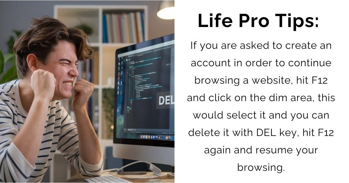 Beat the System: How to Skip Annoying ‘Create an Account’ Walls Instantly
