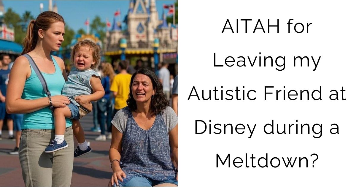 AITAH for Leaving my Autistic Friend at Disney during a Meltdown?