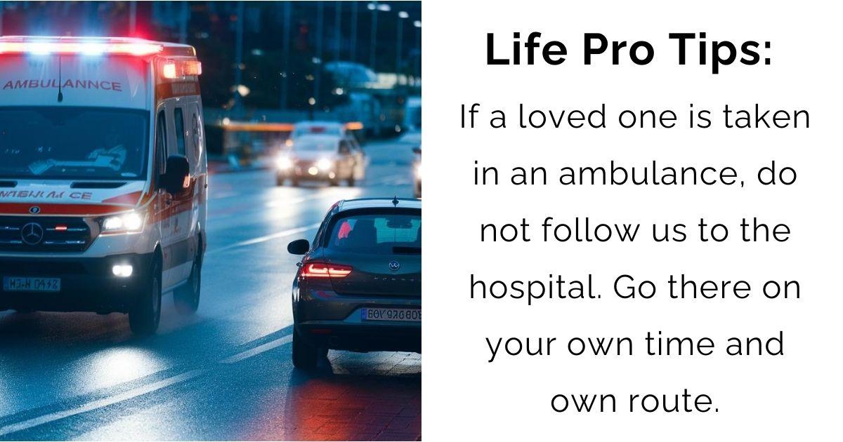 Emotional Overdrive: Why Following an Ambulance Could Be More Harmful Than Helpful