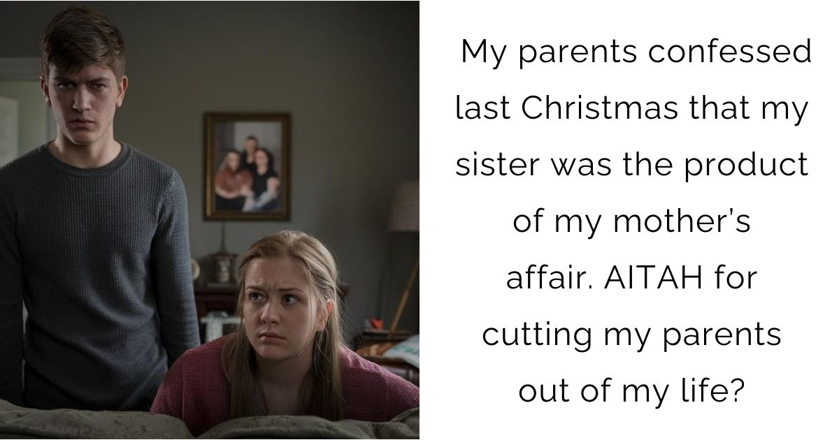 My parents confessed last Christmas that my sister was the product of my mother’s affair. AITAH for cutting my parents out of my life?