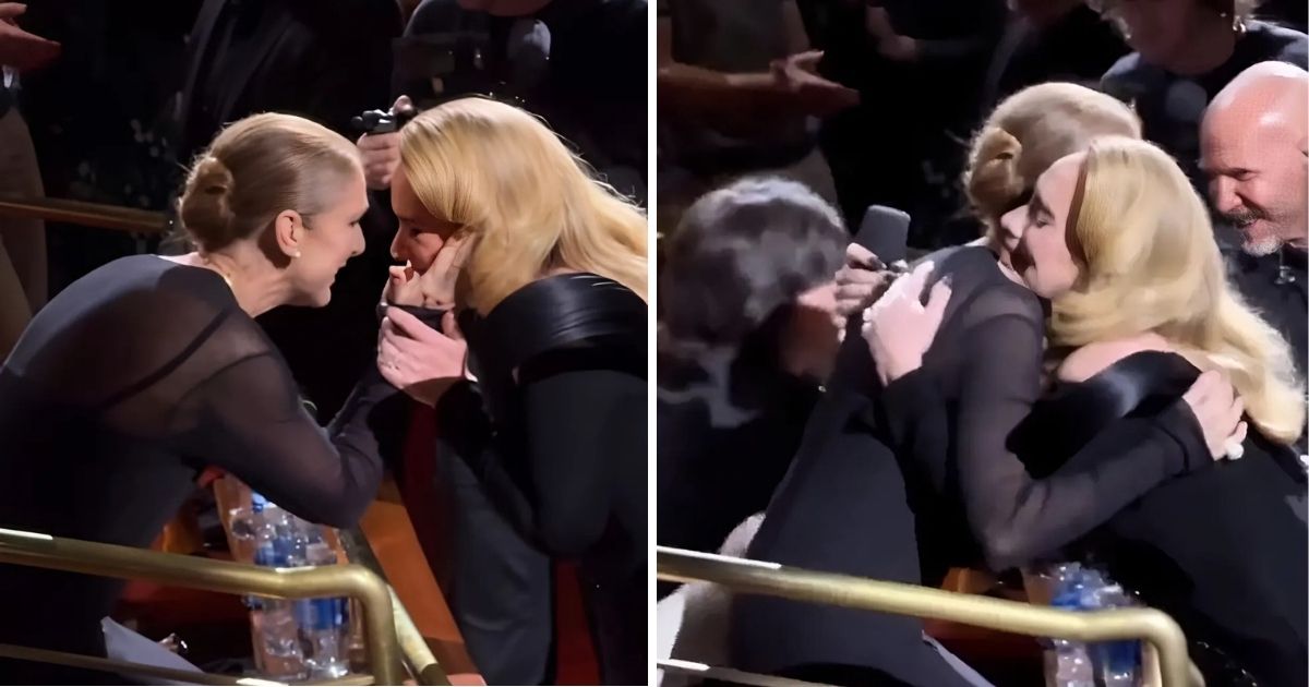 Adele And Celine Dion’s Emotional Moment In Vegas That Touched Millions