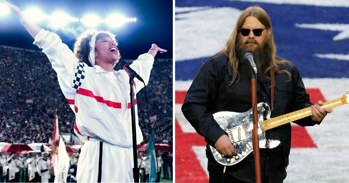 Watch The Two Greatest Performances Of The “National Anthem” By Whitney Houston And Chris Stapleton